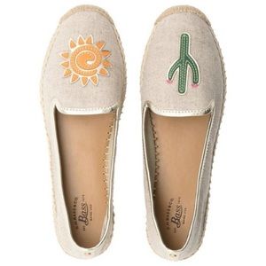 Bass cactus sun espadrilles shoes sz 8